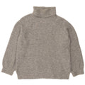 Suéter feminino Marks & Spencer com gola redonda Reino Unido 14 cinza médio acrílico