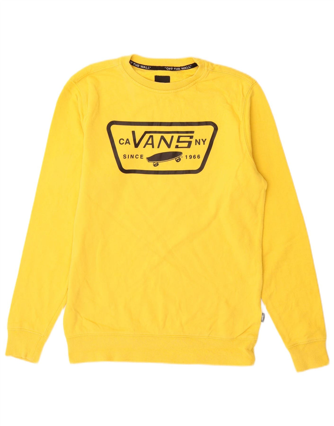 Vans Mens Graphic Moletom Jumper XS Amarelo