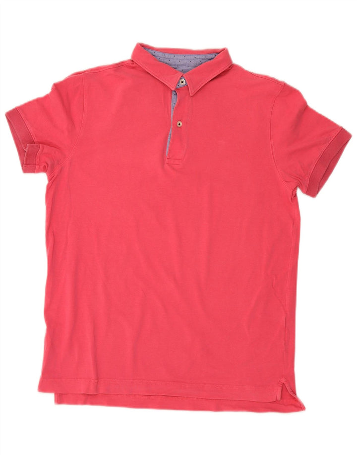 Camisa polo masculina Massimo Dutti pequena rosa