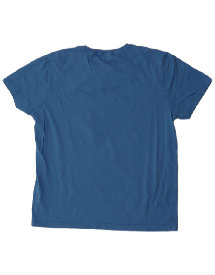 Gant Camiseta masculina gráfica Top XL algodão azul