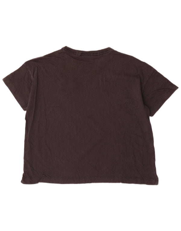 Camiseta feminina CHAMPION UK 14 algodão preto médio