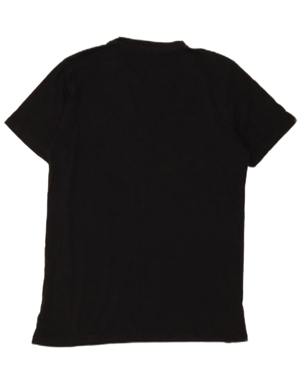 Camiseta gráfica masculina Carrera grande preta