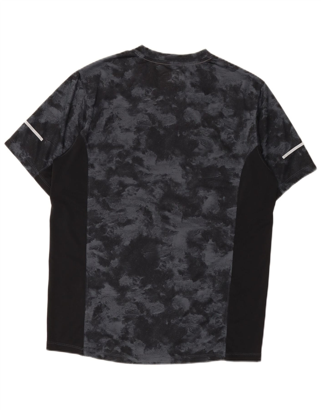 Camiseta masculina New Balance Top Médio Preto Tie Dye Poliéster