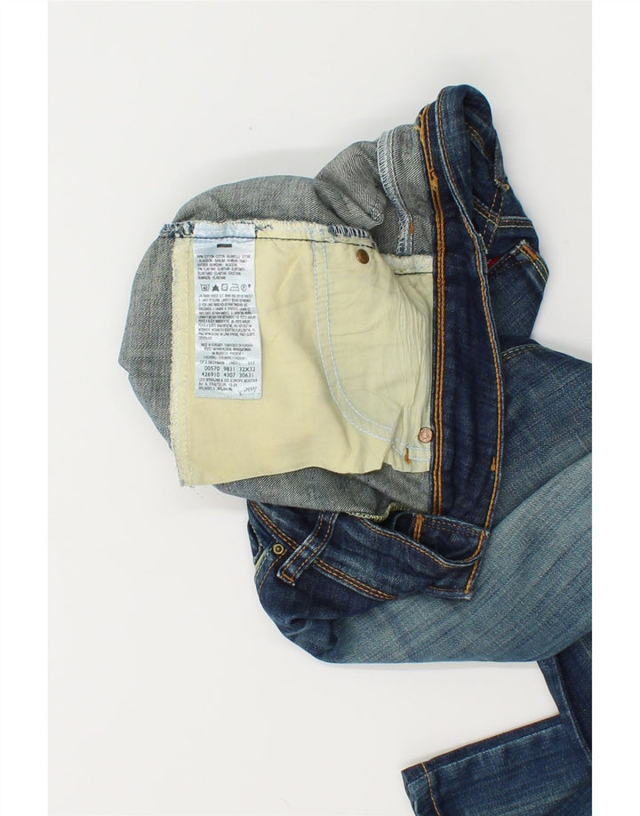 LEVI'S Womens Straight Jeans W32 L29  Blue Cotton Vintage Levi's and Second-Hand Levi's from Messina Hembry 