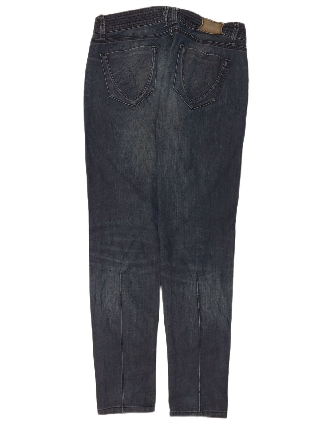 Zara Jeans Slim Feminino EU 40 Médio W30 L30 Azul Marinho