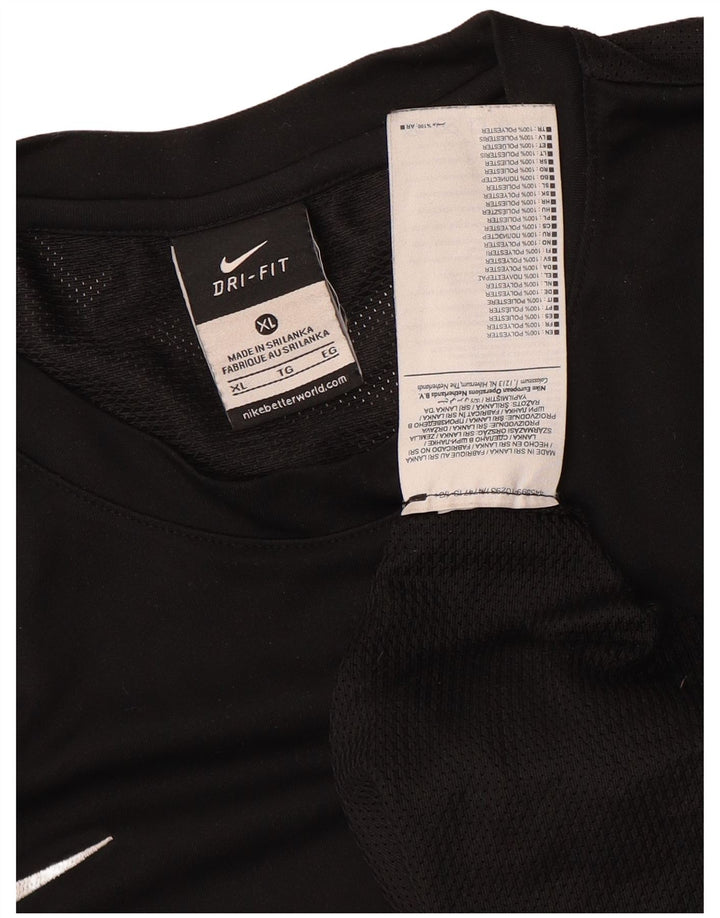 Camiseta Nike Masculina Dri Fit Top XL Preto Colourblock Poliéster