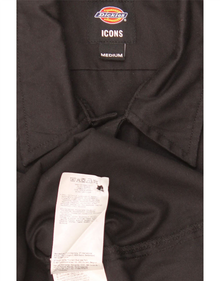 Camisa masculina de manga curta Dickies poliéster preto médio