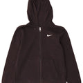 Suéter Nike feminino com capuz e zíper UK 12 médio preto