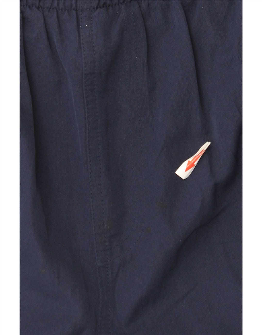 Calça de treino masculina Umbro, calça jogger grande azul marinho, poliéster colorblock