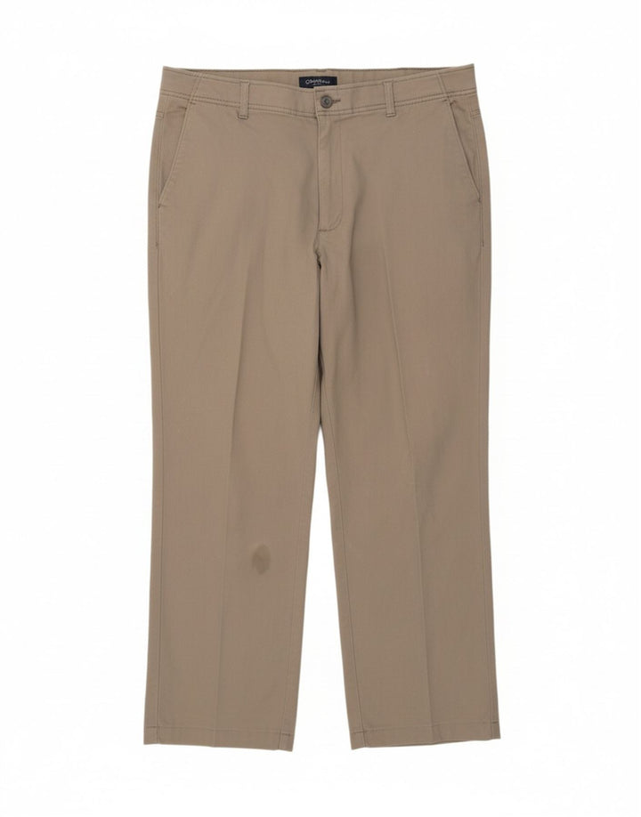 LEE Mens Straight Chino Trousers W42 L30 Khaki Cotton Vintage Lee and Second-Hand Lee from Messina Hembry 