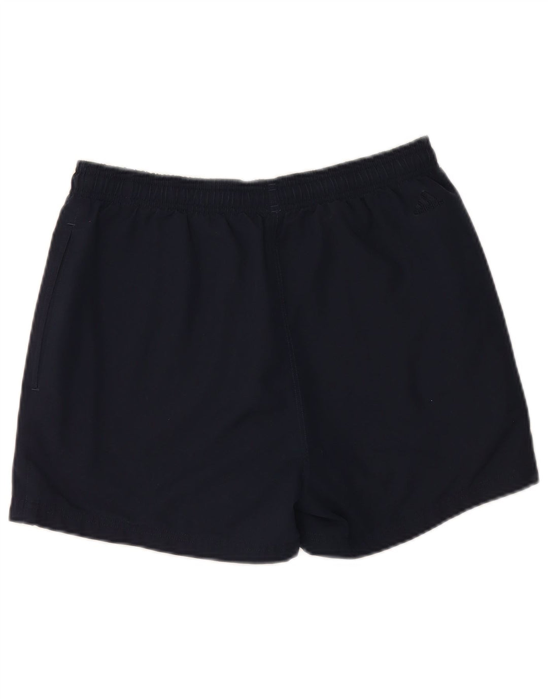 Shorts esportivos masculinos Adidas médio azul marinho poliéster