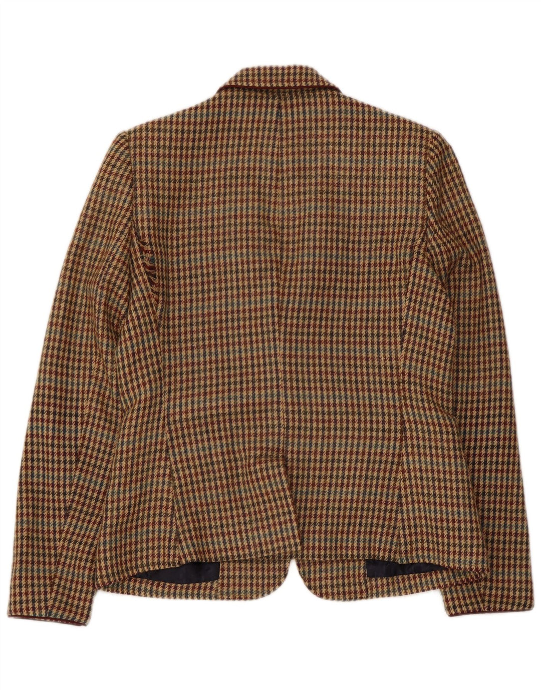 Jaqueta blazer feminina RICH & ROYAL com 1 botão EU 38 marrom médio Houndstooth