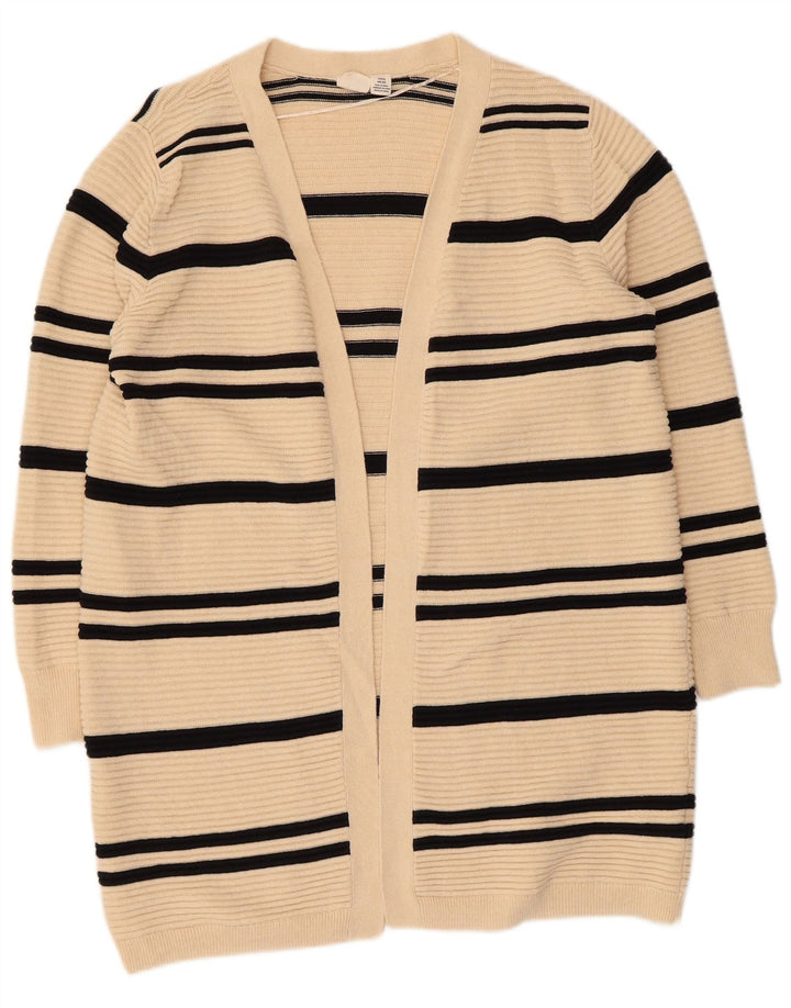 Suéter cardigã feminino oversized com palangre ROXY UK 10 pequeno off white