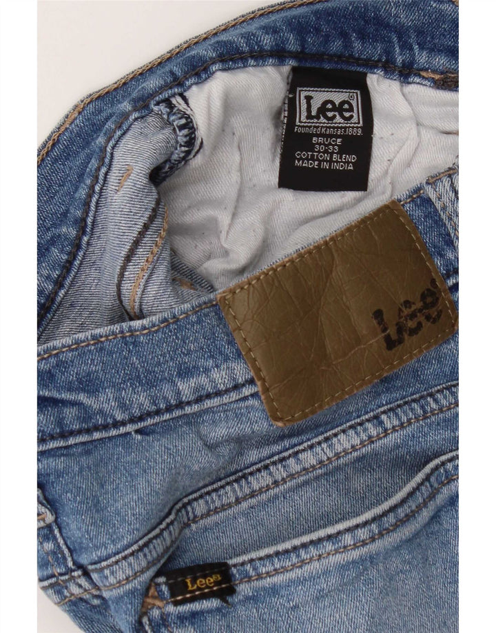 Lee Mens Jeans Skinny W30 L30 Azul Algodão