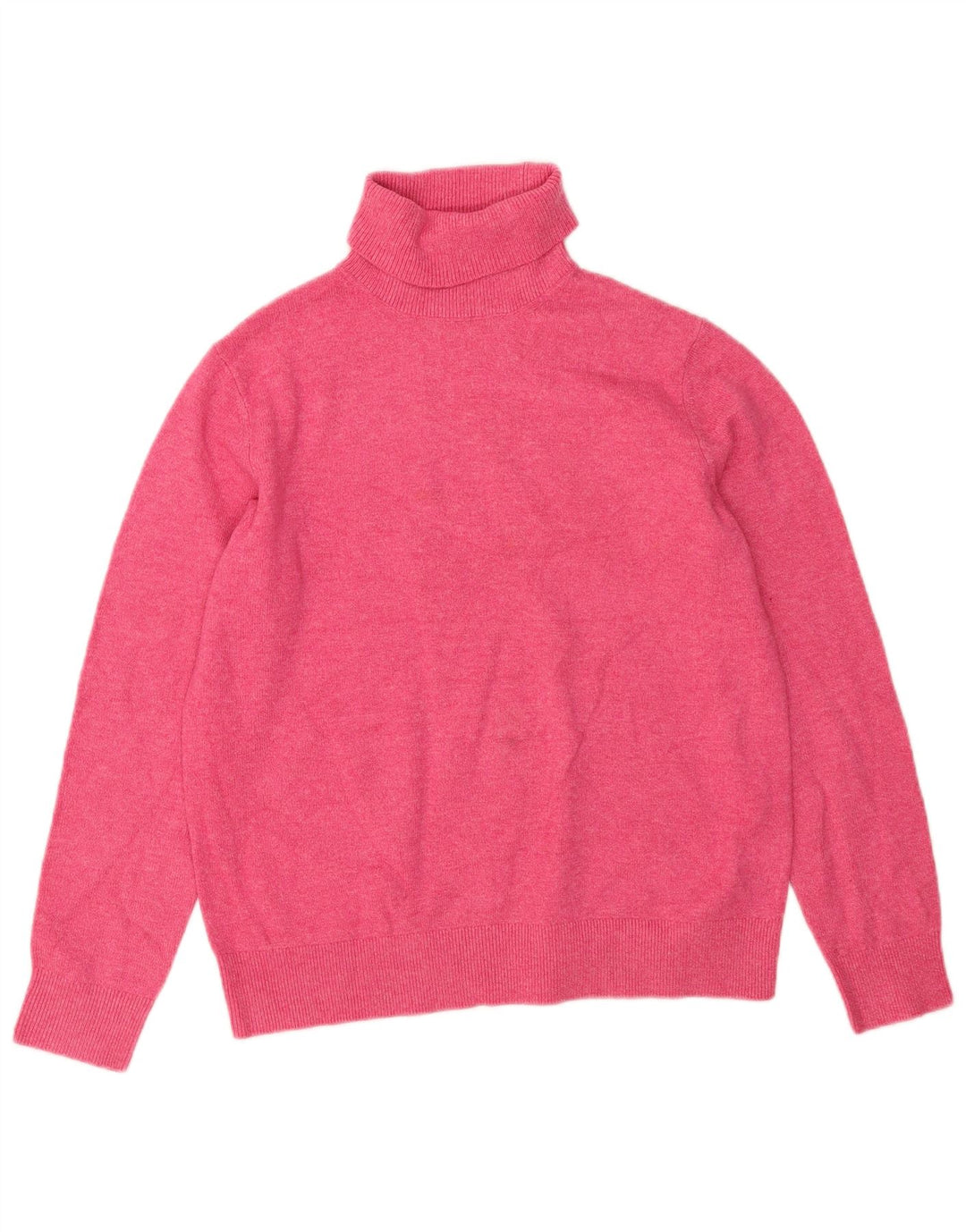 Suéter feminino Marks & Spencer com gola redonda grande Reino Unido 10 pequeno rosa