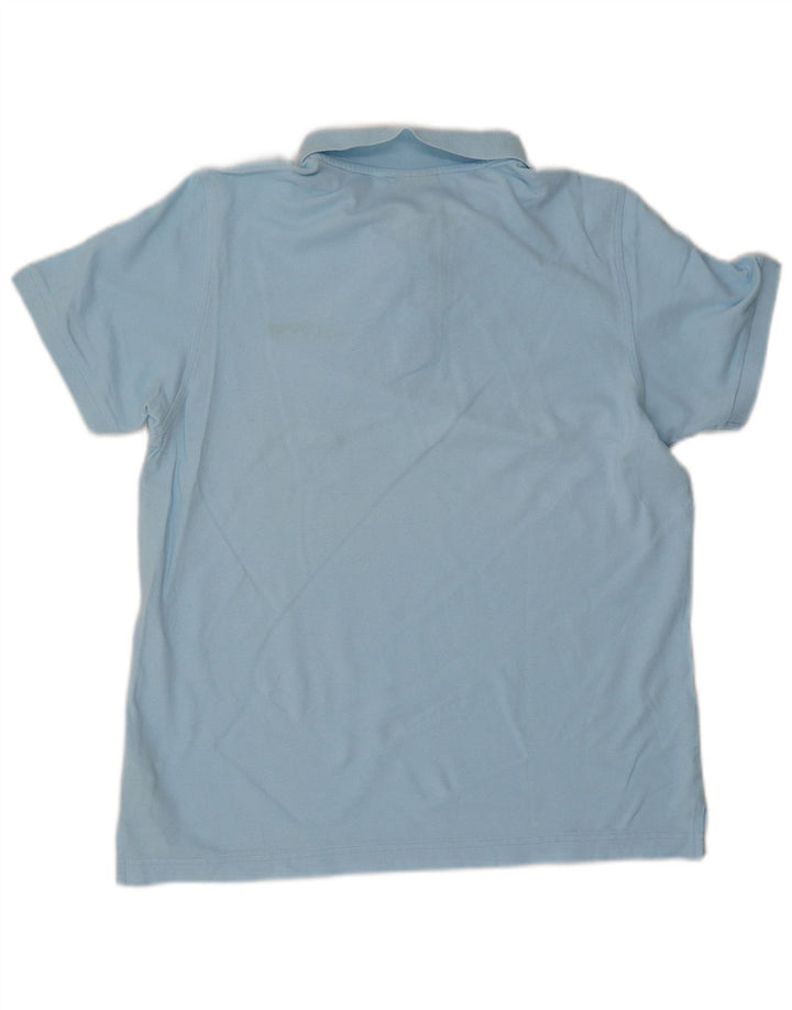 Camisa polo masculina Lotto grande algodão azul