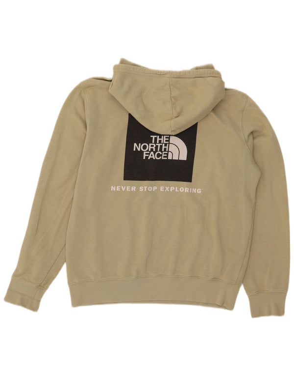 Suéter masculino com capuz The North Face algodão verde médio