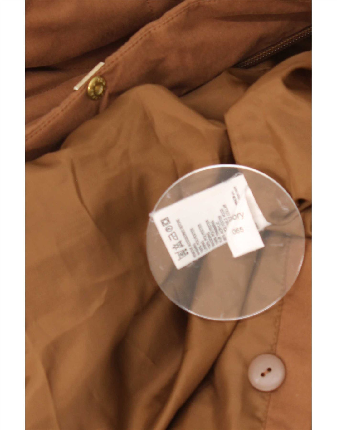 Jaqueta parka feminina Marks & Spencer com capuz grande tamanho UK 18 XL marrom