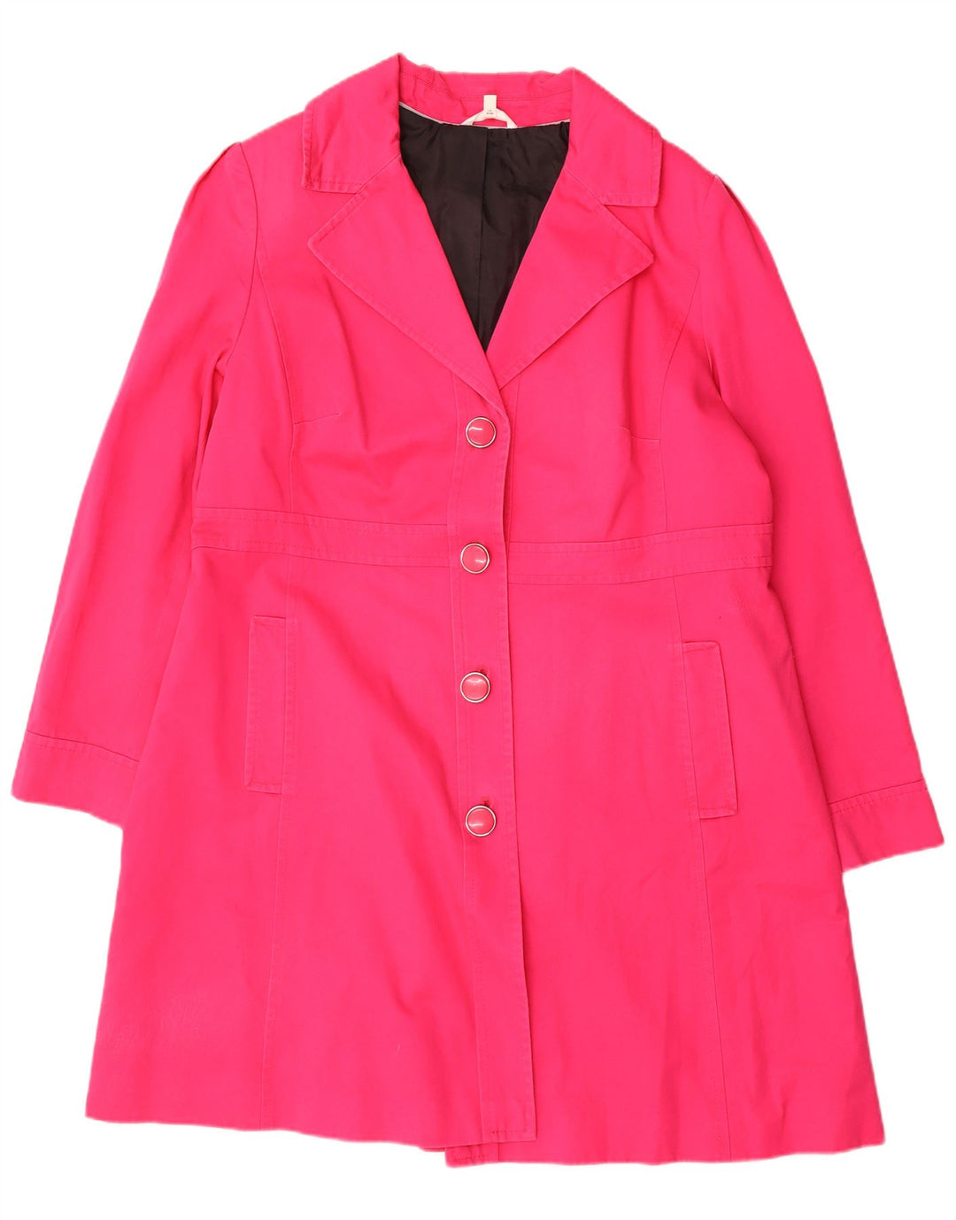 Casaco impermeável feminino Marks & Spencer UK 20 2XL algodão rosa