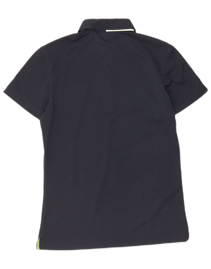 Camisa polo masculina Conte of Florence pequena azul marinho poliéster