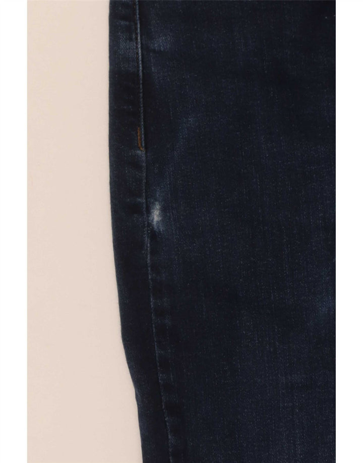 Jeans retos masculinos Marks & Spencer W32 L31 algodão azul marinho