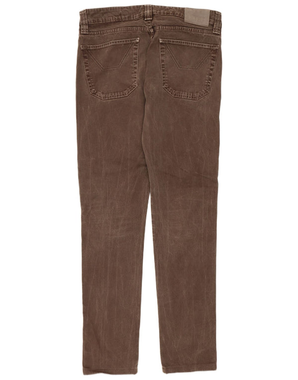 Jeans masculinos Jeckerson Slim W33 L31 algodão marrom