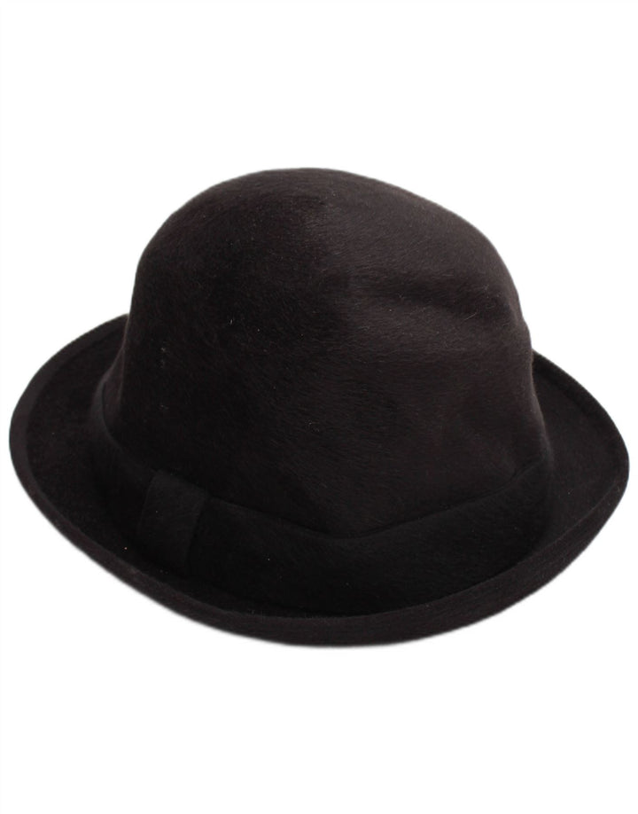 Chapéu-coco masculino Borsalino médio preto clássico