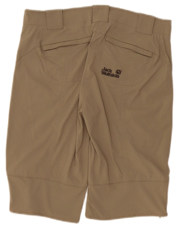 Shorts Chino Feminino de Viagem Jack Wolfskin Reino Unido 10/12 Médio W32 Caqui