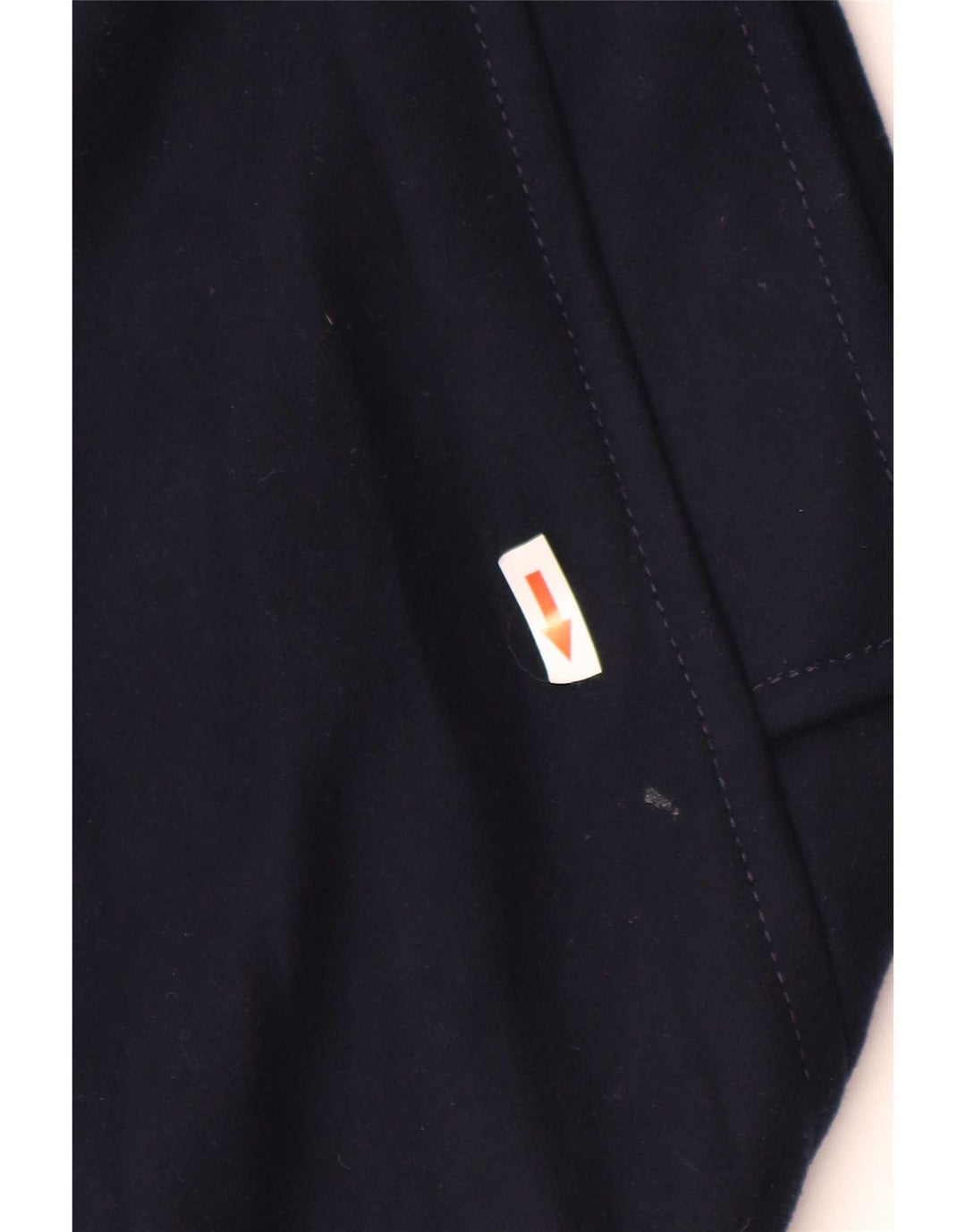 Sobretudo feminino Benetton IT 42 lã azul marinho médio