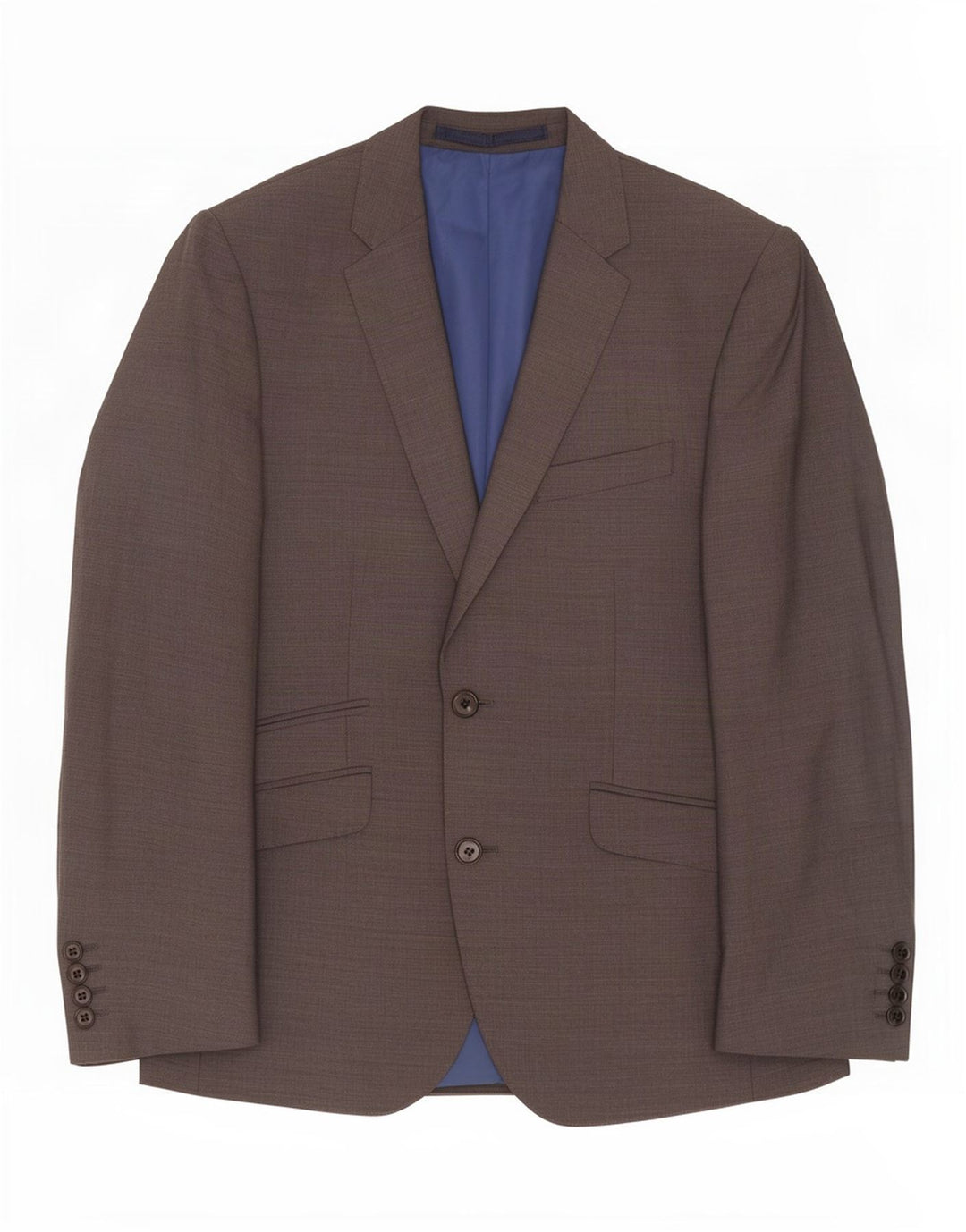 Jaqueta blazer masculina de 2 botões Marks & Spencer Reino Unido 40 lã cinza médio