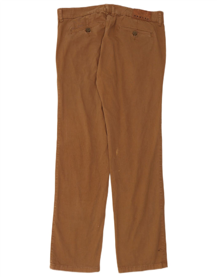 Calça Chino Reta Masculina Oakley W34 L33 Marrom