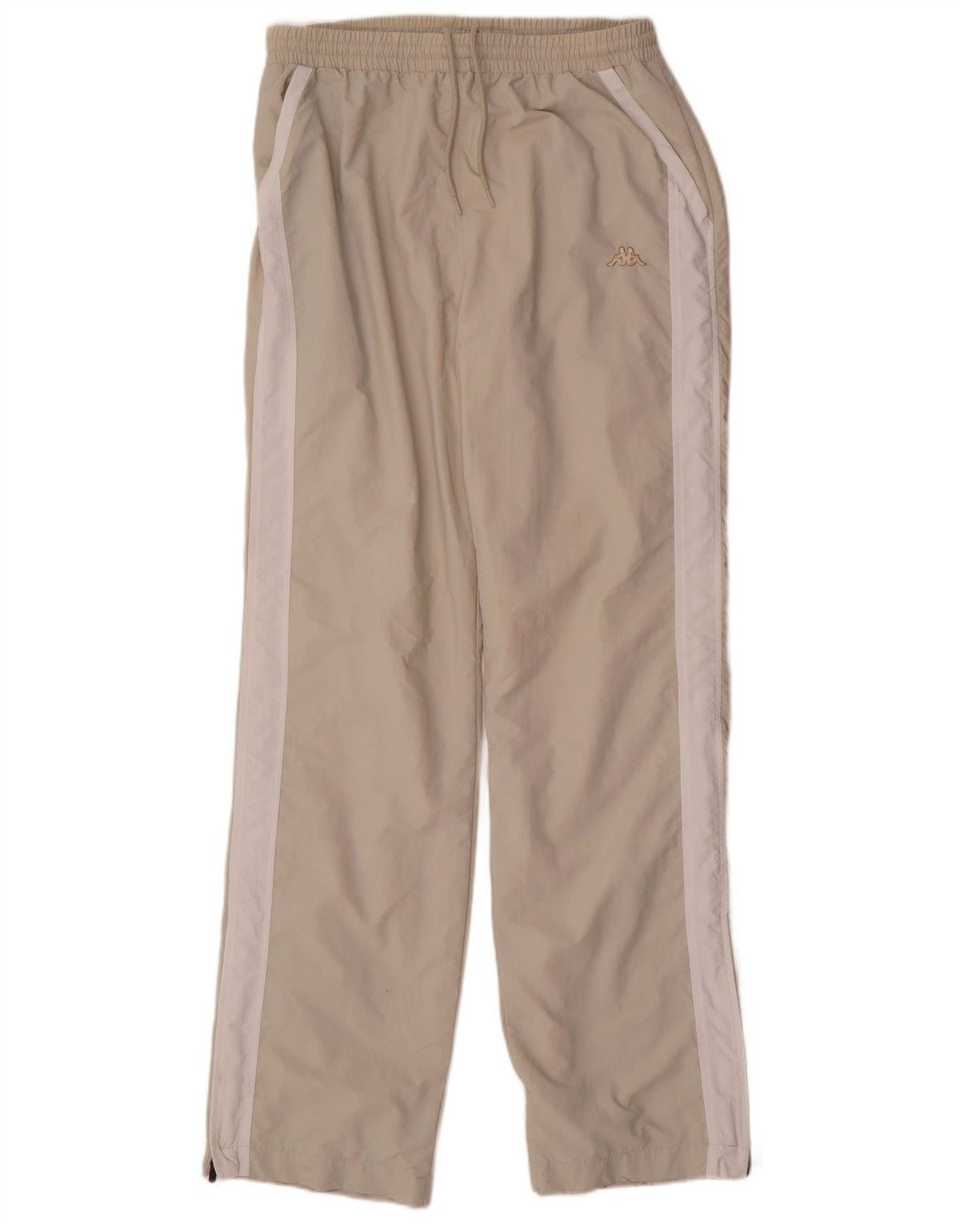 Calça de treino masculina Kappa médio bege Colourblock poliamida