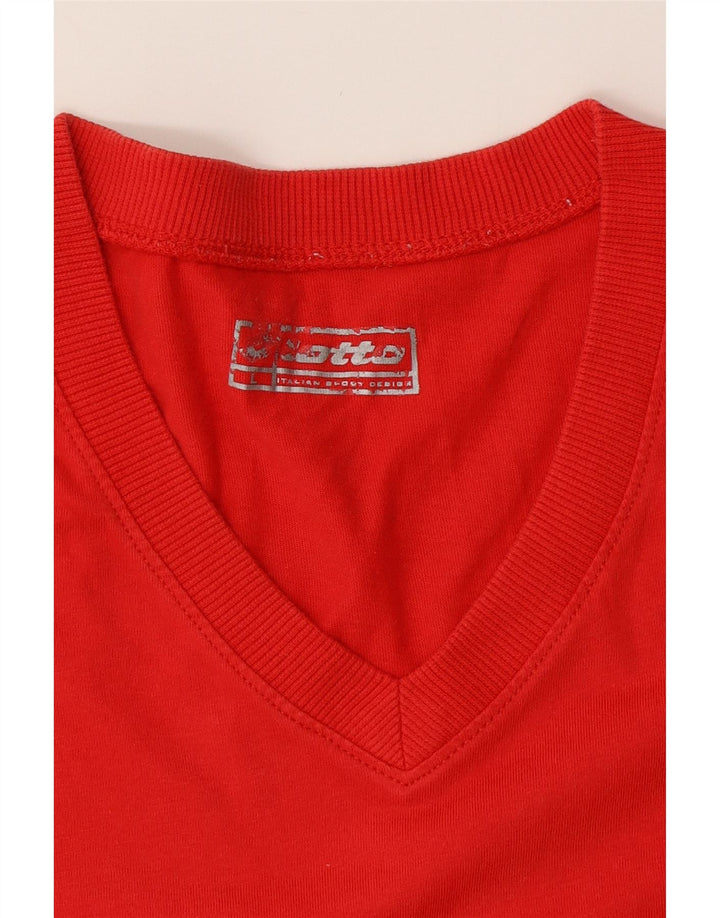 Camiseta masculina LOTTO grande vermelha