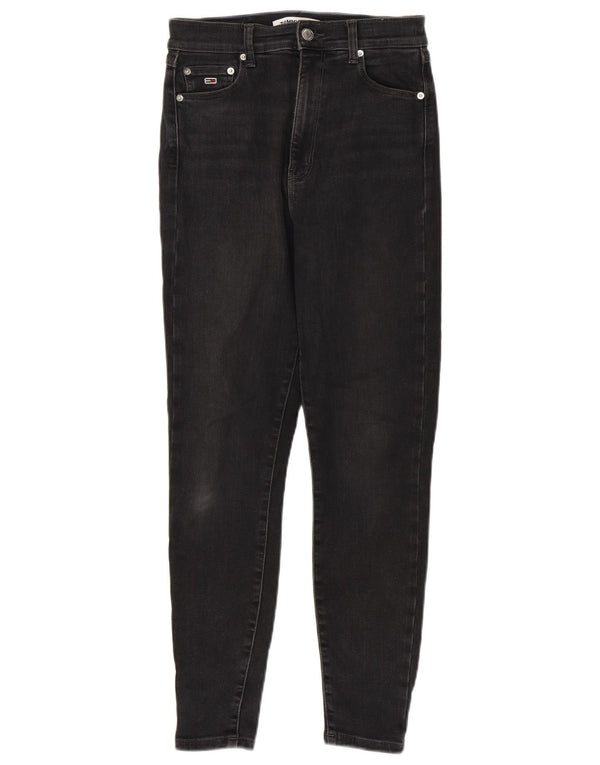 Jeans skinny feminino Tommy Hilfiger W28 L28 algodão preto