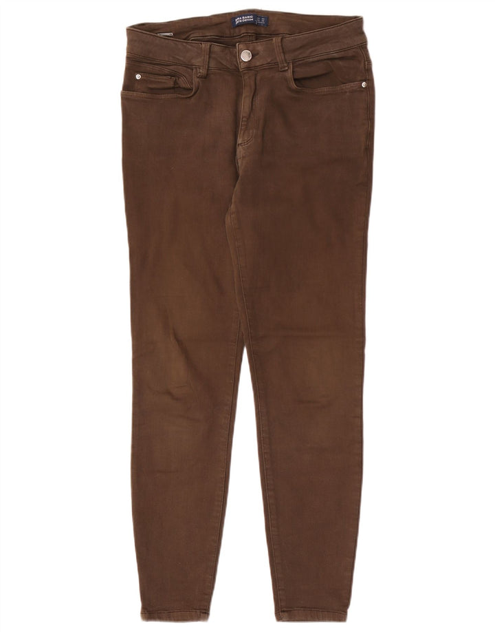 Zara Jeans Skinny Feminino EU 40 Médio W30 L27 Marrom