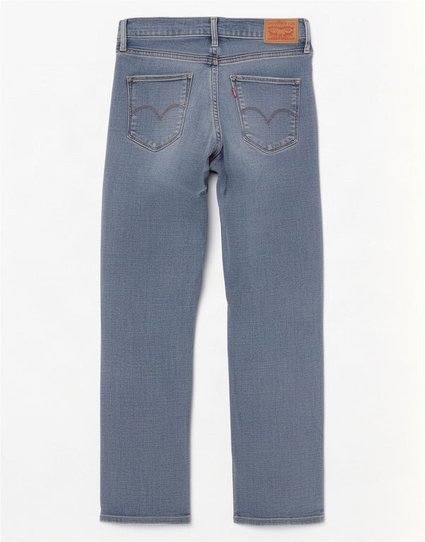 Calça jeans feminina Levi's 314 Shaping Straight W28 L27 azul algodão