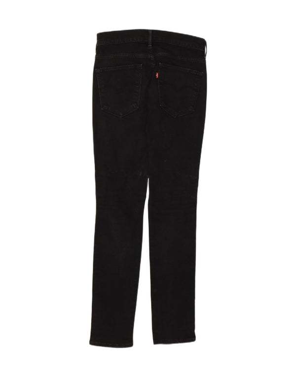 Jeans skinny feminino Levi's W28 L30 algodão preto