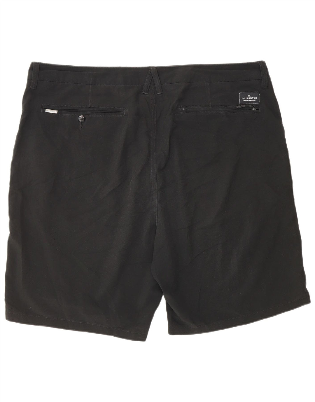 Quiksilver Mens Chino Shorts W38 XL Poliéster Preto