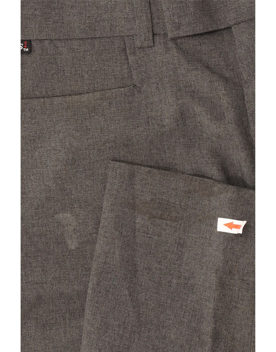 Guess Calça masculina reta W32 L30 poliéster cinza