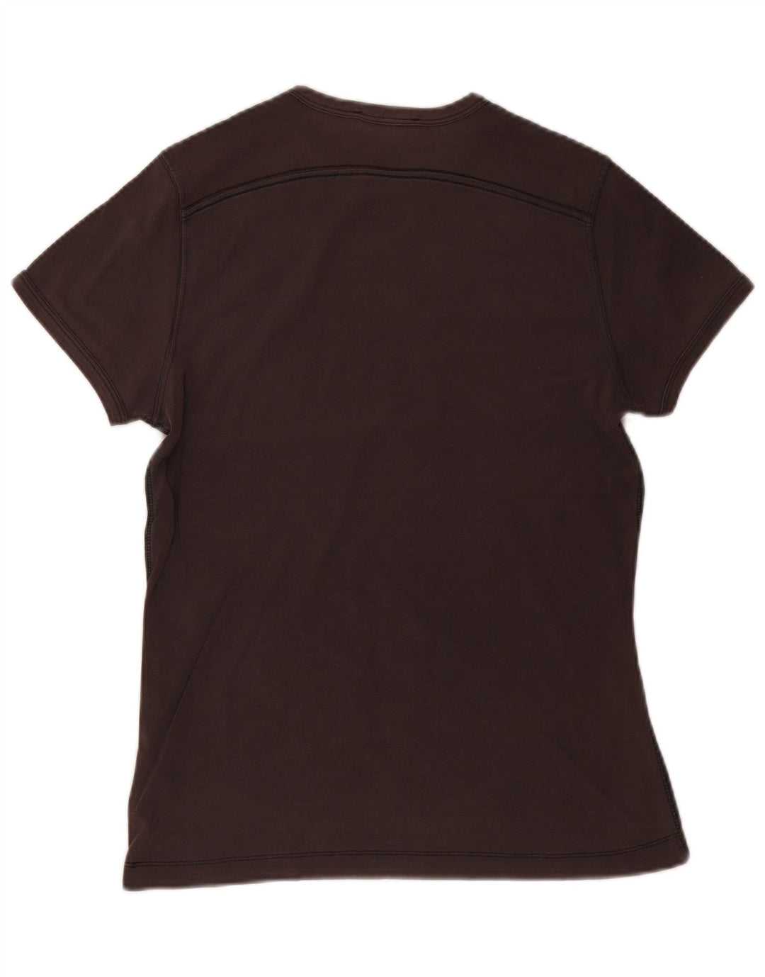 Camiseta gráfica masculina Gas Top pequeno algodão cinza