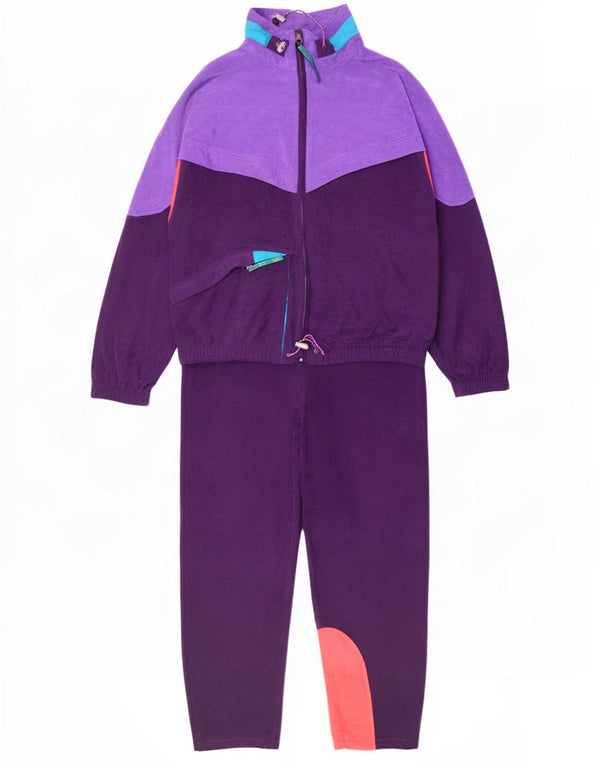 Fato de treino feminino superdimensionado Great Escapes UK 14 médio roxo