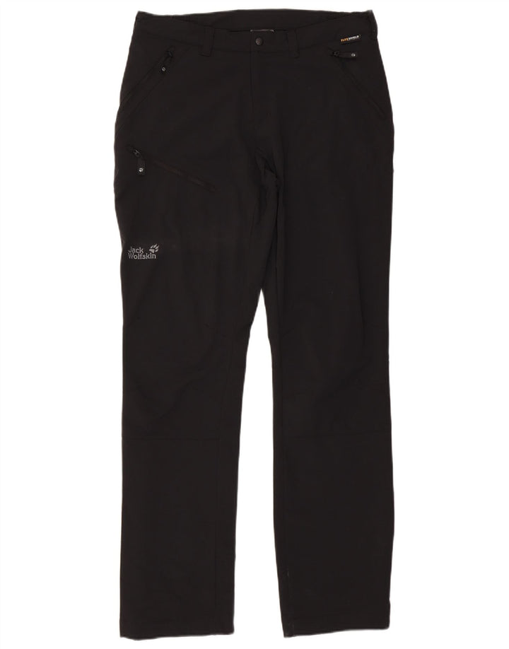 Calça cargo feminina reta Jack Wolfskin médio W30 L33 poliéster preto
