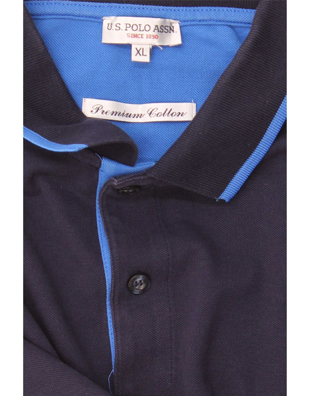 Camisa polo masculina US Polo Assn XL azul marinho