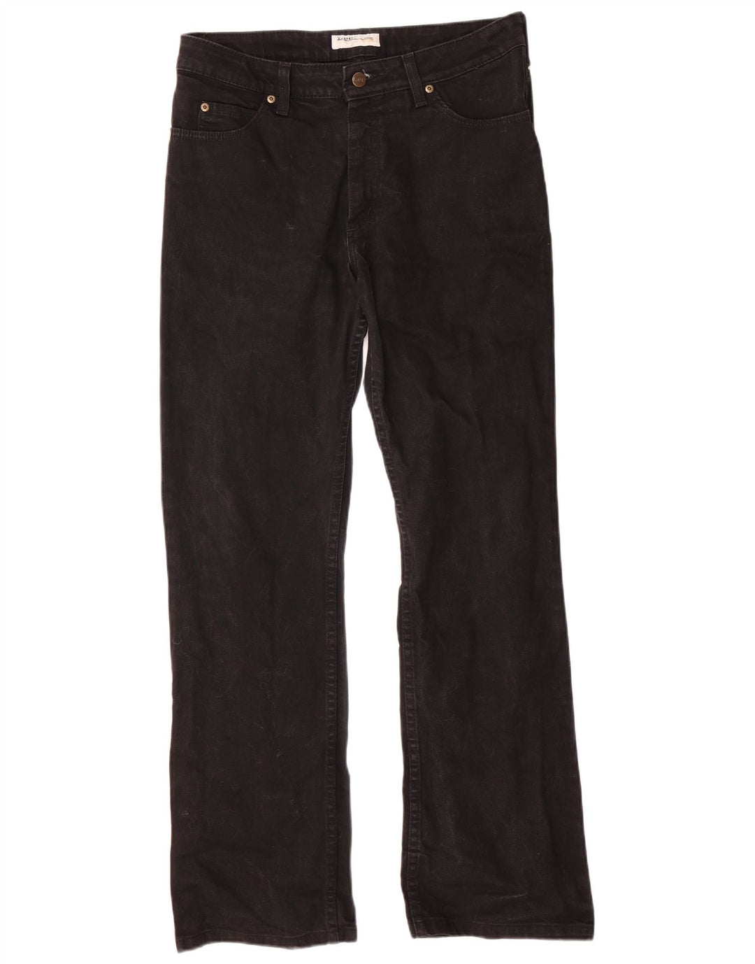 Calça jeans feminina Cameron de cintura alta com corte bootcut LEE W33 L33 preta