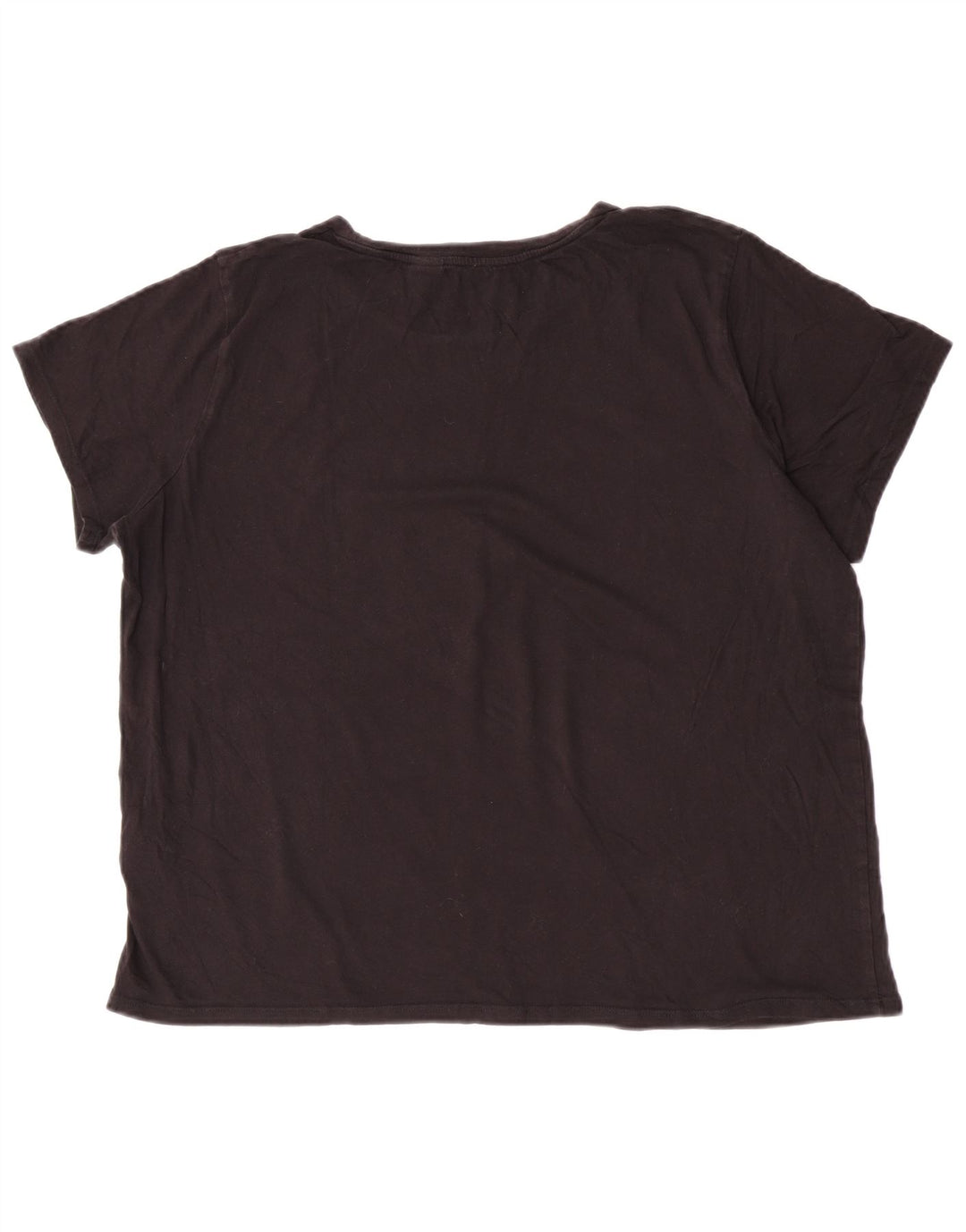 Camiseta feminina gráfica Levi's UK 22 2XL algodão preto