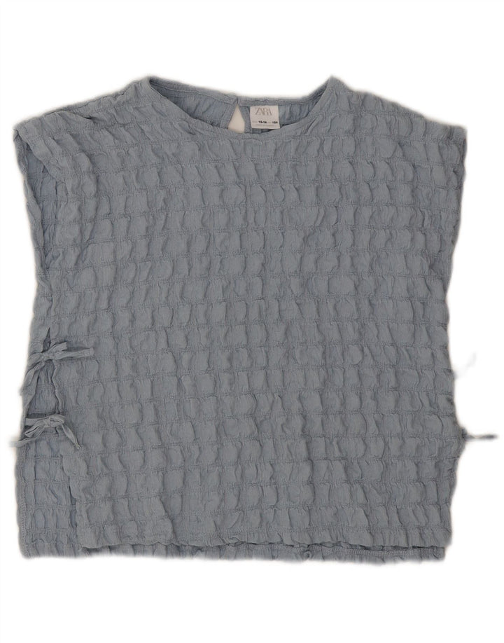 Blusa sem mangas Zara Girls 13-14 anos Azul