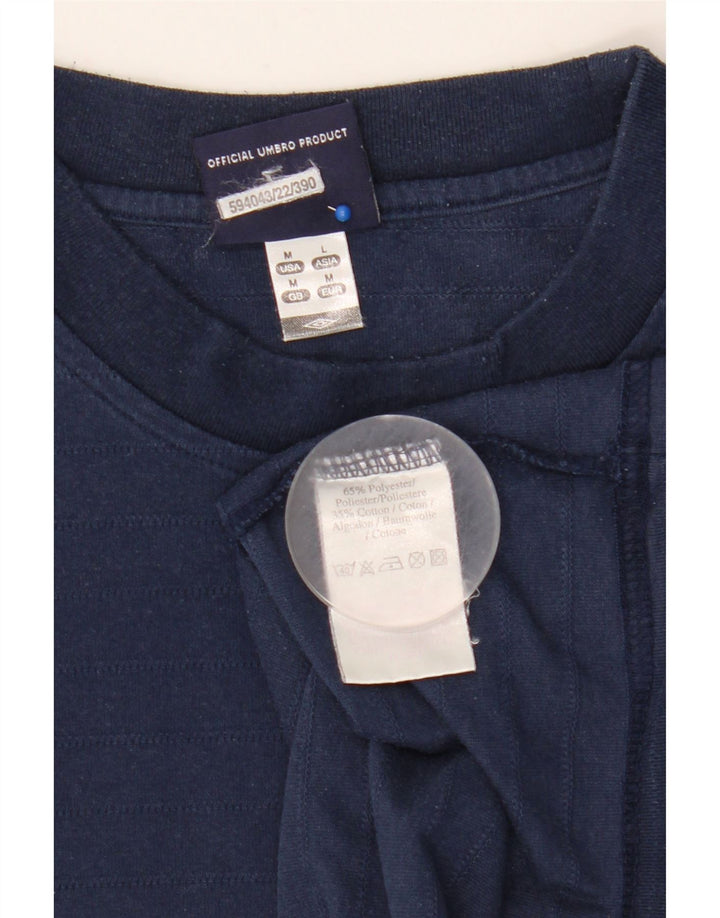 Camiseta masculina Umbro Top Médio Azul Marinho Poliéster