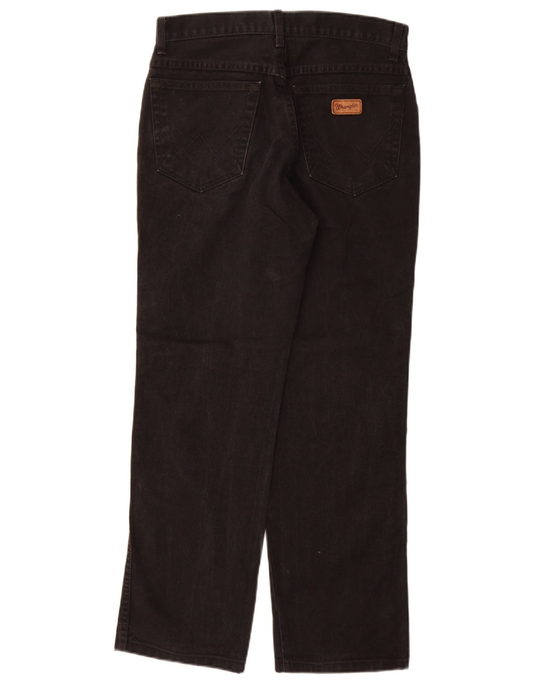 Wrangler Masculino Texas Straight Jeans W32 L30 Algodão Preto