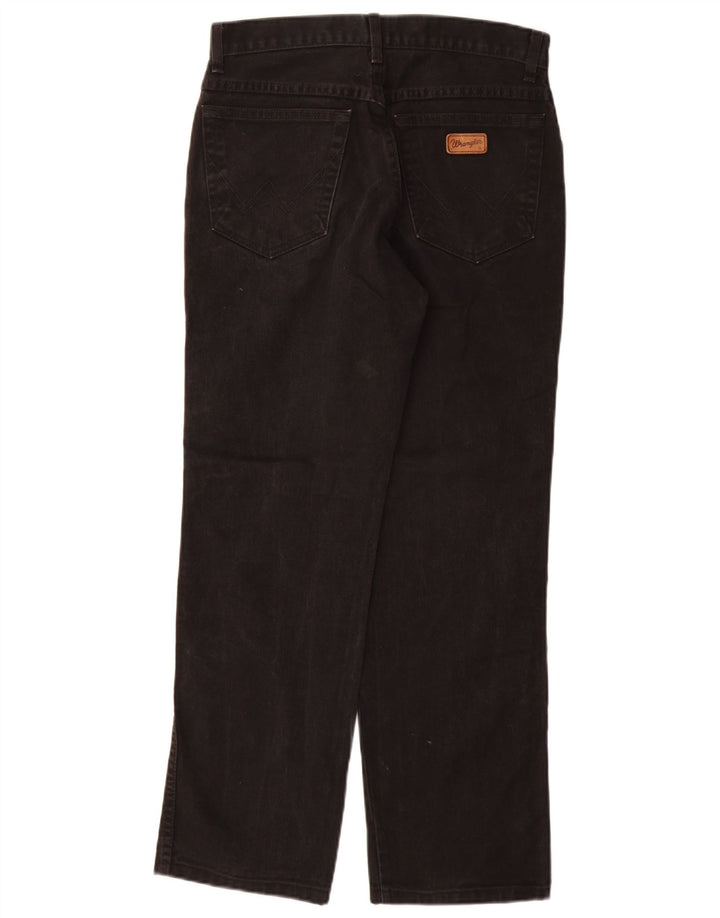 Wrangler Masculino Texas Straight Jeans W32 L30 Algodão Preto