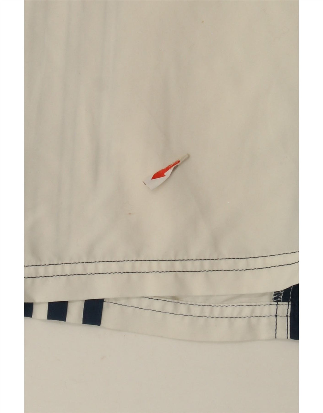 Shorts de natação masculino Adidas Graphic pequeno bloco colorido branco